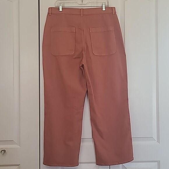 Emmett 2.0 Wide-Leg Crop Pants Dried Rose Size 32 - Picture 8 of 16